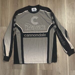 PALACE x Cannondale Mad Boy Black and Gray Long Sleeve Tee